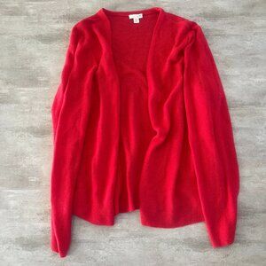 J Jill open front cardigan sweater Womens 1X cotton linen blend